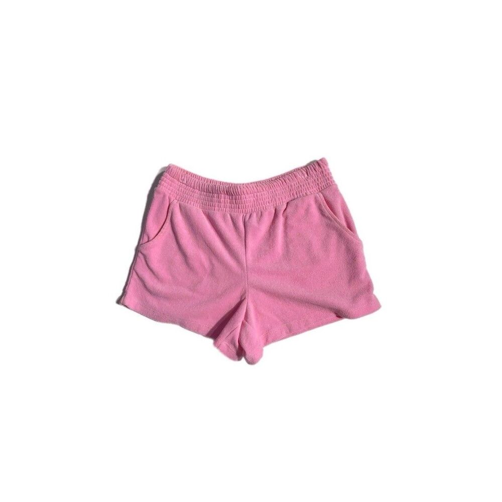 Jenni pink terry cloth shorts With Pockets Size Small